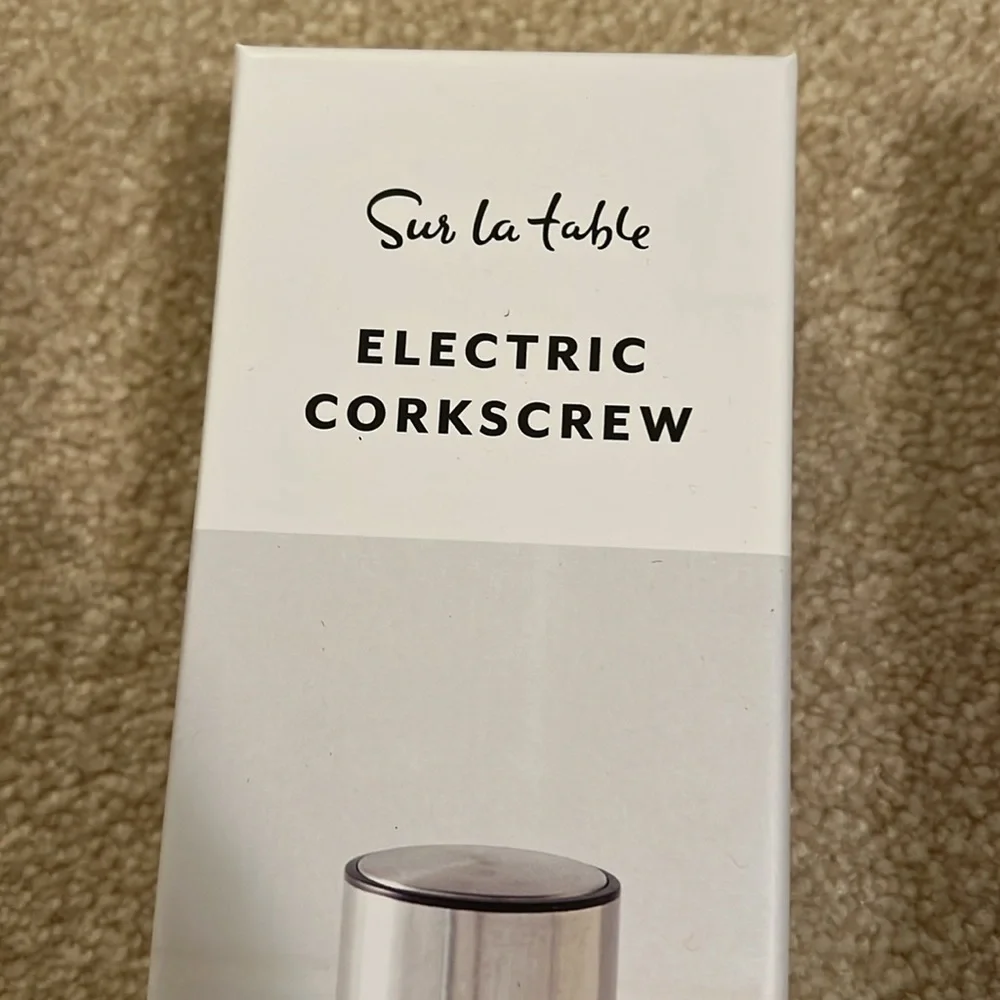 Sur la Table Electric Corkscrew- new in box, never used